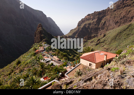 Ansicht von Masca, Teneriffa, Kanarische Inseln, Spanien Stockfoto