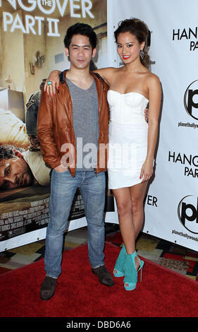 Mason Lee und Jamie Chung das Kater Teil 2 Las Vegas Premiere im Planet Hollywood Resort &amp; Casino Las Vegas Las Vegas, Nevada - 21.05.11 Stockfoto