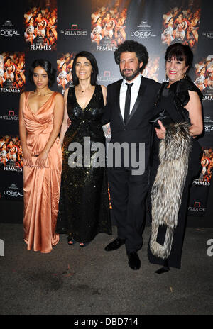 Hafsia Herzi, Sabrina Ouazani und Radu Mihaileanu 2011 Cannes International Film Festival - Tag 11 - La Source Des Femmes - Premiere Cannes, Frankreich - 21.05.11 Stockfoto