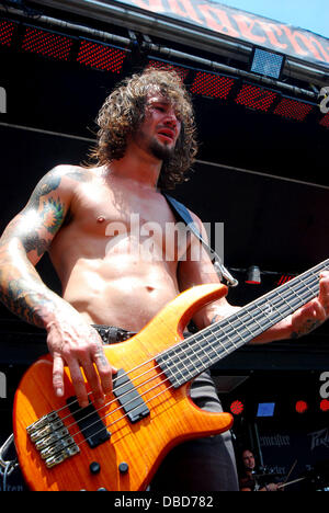 Ägypten zentrale Rock auf der Palette 2011 Crew Stadium - Tag 1 Columbus, Ohio - 21.05.11 Stockfoto