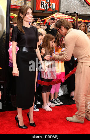 Angelina Jolie Los Angeles Premiere von "Kung Fu Panda 2" bei Graumans Chinese Theatre Los Angeles, Kalifornien - 22.05.11 statt Stockfoto