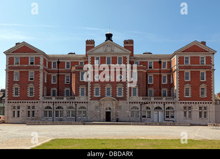 Blick auf die Exerzierplatz Chelsea, Chelsea College of Art und Design. Stockfoto