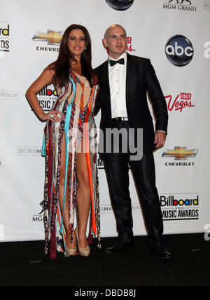 Pitbull bei den Billboard Music Awards 2011 im MGM Grand Garden Arena - Presse Raum Nayer, Las Vegas, Nevada - 22.05.11 Stockfoto