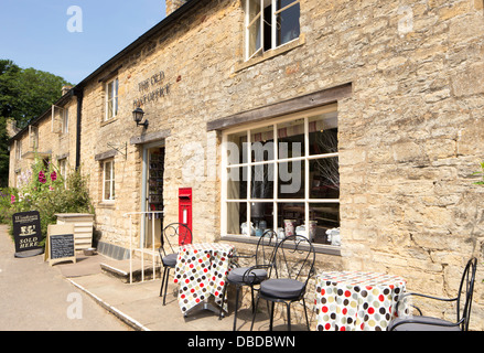 Das Dorf Postamt in Cotswold Dorf Guiting Power, Gloucestershire, England, Großbritannien Stockfoto