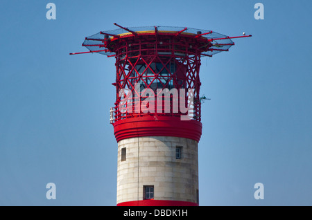 Die Nadeln Leuchtturm, Süßwasser, Isle Of Wight, Hampshire, England Stockfoto