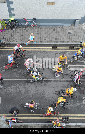 Trim, County Meath, Irland. 28. Juli 2013. 2013 An Post Meath Erbe Zyklus Tour.Pictured sind Radfahrer vor dem Beginn der 160 km langen Strecke, Foto: Foto: Barry Cronin/Alamy Live News Stockfoto