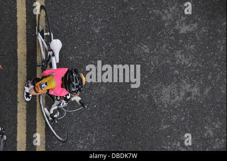 Trim, County Meath, Irland. 28. Juli 2013. 2013 An Post Meath Erbe Zyklus Tour.Pictured sind Radfahrer vor dem Beginn der 160 km langen Strecke, Foto: Foto: Barry Cronin/Alamy Live News Stockfoto