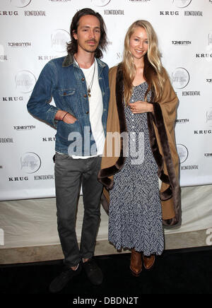 Incubus-Sänger Brandon Boyd (L) und Schauspielerin Baelyn Neff Shine
