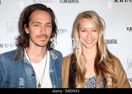 Incubus-Sänger Brandon Boyd (L) und Schauspielerin Baelyn Neff Shine