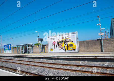 Railway Station Howth Halbinsel in der Nähe von Dublin Irland Europa Stockfoto