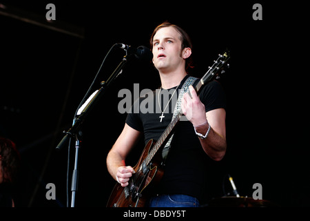 Kings of Leon beim Big Day Out Festival, Sydney Showground, Sydney, Australien. Stockfoto