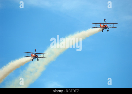 Breitling Wingwalkers in Schottland Museum of Flight Airshow 2013 Stockfoto