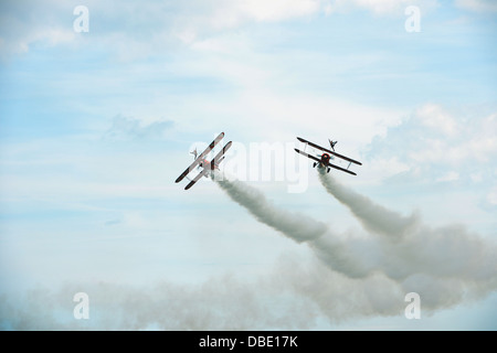 Breitling Wingwalkers in Schottland Museum of Flight Airshow 2013 Stockfoto