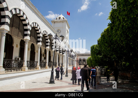 Finanzabteilung, Tunis, Tunesien. Stockfoto