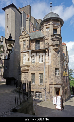 Writers' Museum and Makars' Court of The Royal Mile im Zentrum von Edinburgh Schottland Stockfoto