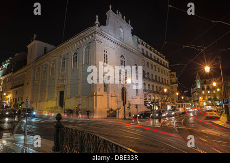 Nuestra Sra De La Encarnacion Kirche am Luis Camoes Platz, Bairro Alto, Lissabon, Portugal Stockfoto