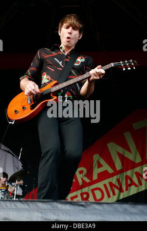 Franz Ferdinand beim Big Day out Festival 2006, Sydney Showground Stadion, Sydney, Australien. Stockfoto