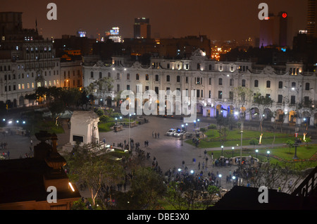 Plaza San Martin, Lima, Peru Stockfoto