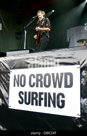 Franz Ferdinand beim Big Day out Festival 2006, Sydney Showground Stadion, Sydney, Australien. Stockfoto