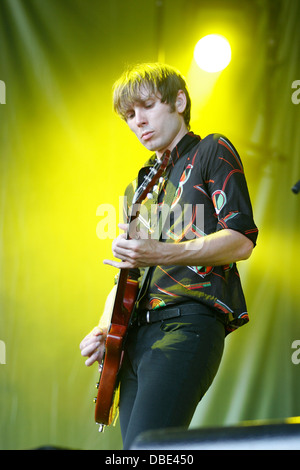 Franz Ferdinand beim Big Day out Festival 2006, Sydney Showground Stadion, Sydney, Australien. Stockfoto