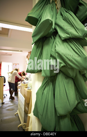 Schuhherstellung Klassen bei Marsha Hall Schuh Studio. Stockfoto