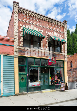 Oase Bordell Museum auf Cedar Street in der historischen Altstadt der Silberbergbau Wallace, Idaho, USA Stockfoto