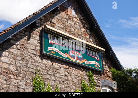 East Harptree ein Dorf in Somerset England UK Waldegrave Arms Pub Stockfoto