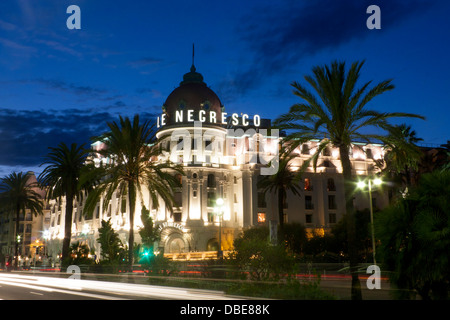 Hotel Le Negresco-Luxus-Hotel an der Promenade des Anglais Nizza Cote d ' Azur französische Riviera Provence Alpes-Maritimes Frankreich Stockfoto