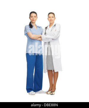 zwei Ärzte in uniform Stockfoto