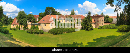 Alte Stadtbefestigung in Trebon (in Deutsch Wittingau), Tschechische Republik Stockfoto