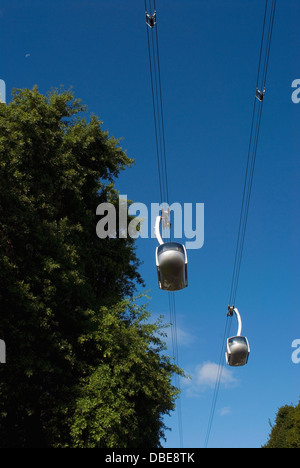 Das Portland aerial tram Stockfoto