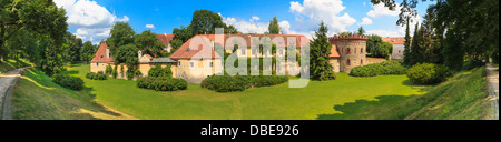 Alte Stadtbefestigung in Trebon (in Deutsch Wittingau), Tschechische Republik Stockfoto