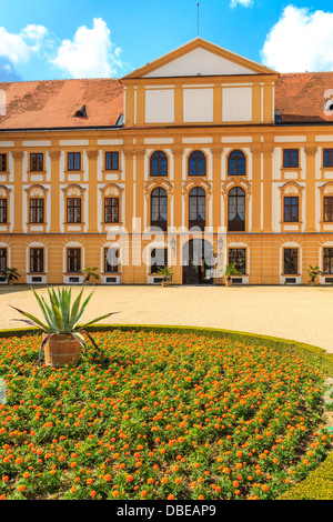 Jaromerice Palast, Kathedrale und Gärten in Süd-Mähren, Tschechische Republik Stockfoto