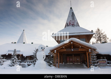 Santa Claus Village, Rovaniemi, Finnland. Stockfoto