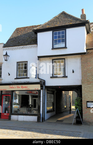 Ely, Steeple Tor, mittelalterliche Abtei Gateway, High Street, Cambridgeshire England UK Stockfoto