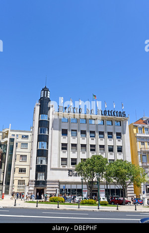 Diario De Noticias Bau Zeitung Lissabon Portugal Stockfoto