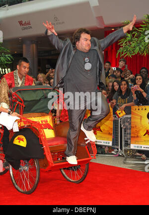 Jack Black Kung Fu Panda 2 Premiere bei Westfield London, England - 05.06.11 statt Stockfoto