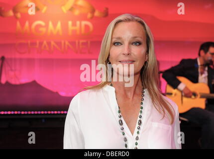 München, Deutschland. 29. Juli 2013. US-Schauspielerin Bo Derek ist Hollywood Sunset Party der Pay-TV-Sender Sky und Film Unternehmen Metro-Goldwyn-Mayer MGM in München, 29. Juli 2013 abgebildet. Die Partei feiert den zehnten Jahrestag der MGM Channel und dem Beginn der MGM HD-Kanal. Foto: Tobias Hase/Dpa/Alamy Live News Stockfoto