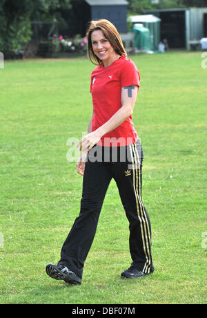 Melanie Chisholm, AKA Mel C Virgin Active London Triathlon - Fototermin statt bei Virgin Active, Bromyard Avenue London, England - 07.06.11 Stockfoto