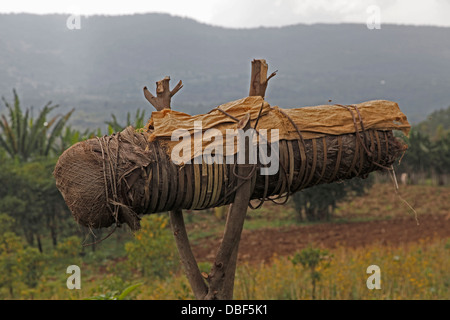 Honig-Produktion bei einer Genossenschaft in der westlichen Region von Äthiopien, Afrika Stockfoto