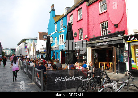 Fitzherberts in North Laine Stadtteil Brighton Vereinigtes Königreich Stockfoto