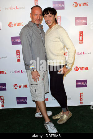 Rodney Scott, Johnny Weir Gay Pride 2011 Premiere "Lila-Party" - VIP-Raum in West Hollywood Park West Hollywood, Kalifornien - 10.06.11 statt Stockfoto