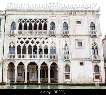 Der Palazzo Ca'd ' Oro am Canale Grande in Venedig Stockfoto