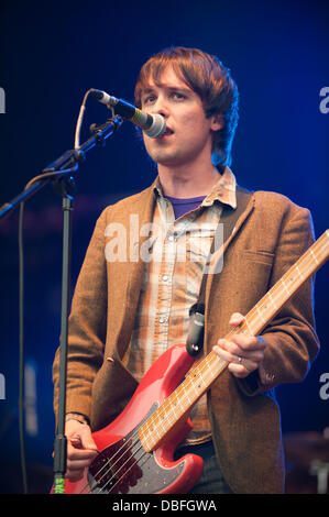 Die Krippen erhalten Sie in den Park Festival in Clapham Common London, England - 12.06.11 geladen. Stockfoto