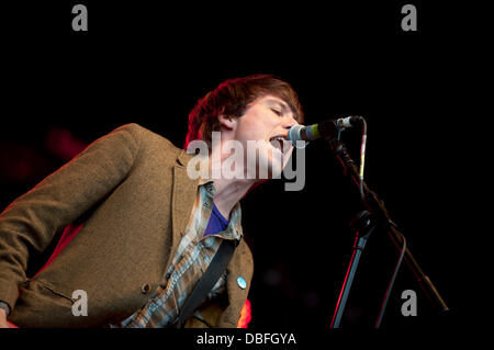 Die Krippen erhalten Sie in den Park Festival in Clapham Common London, England - 12.06.11 geladen. Stockfoto