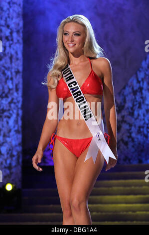 Miss South Carolina USA Courtney Turner 2011 Miss USA Vorrundenspielen an das Theater of Performing Arts im Planet Hollywood Resort &amp; Casino Las Vegas, Nevada - 15.06.11 Stockfoto