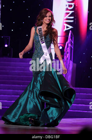 Miss California USA Alyssa Campanella 2011 Miss USA Vorrundenspielen an das Theater of Performing Arts im Planet Hollywood Resort &amp; Casino Las Vegas, Nevada - 15.06.11 Stockfoto