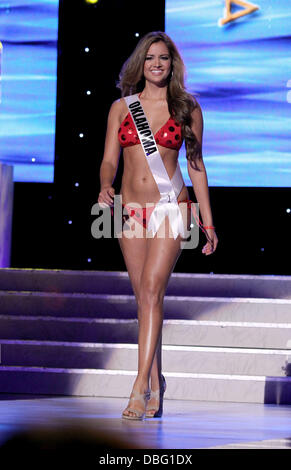 Miss Oklahoma USA Kaitlyn Smith 2011 Miss USA Vorrundenspielen an das Theater of Performing Arts im Planet Hollywood Resort &amp; Casino Las Vegas, Nevada - 15.06.11 Stockfoto