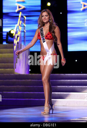 Miss Oklahoma USA Kaitlyn Smith 2011 Miss USA Vorrundenspielen an das Theater of Performing Arts im Planet Hollywood Resort &amp; Casino Las Vegas, Nevada - 15.06.11 Stockfoto