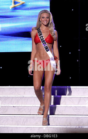 Miss South Carolina USA Courtney Turner 2011 Miss USA Vorrundenspielen an das Theater of Performing Arts im Planet Hollywood Resort &amp; Casino Las Vegas, Nevada - 15.06.11 Stockfoto